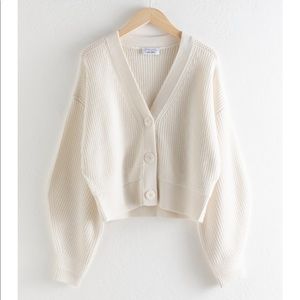 & Other Stories Cropped Cardigan - NWOT